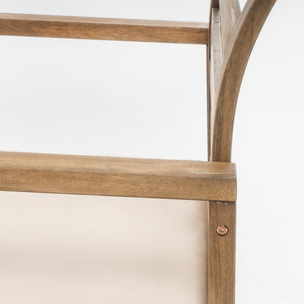 Acacia Wood Club Chairs 2-Pcs Set B22137