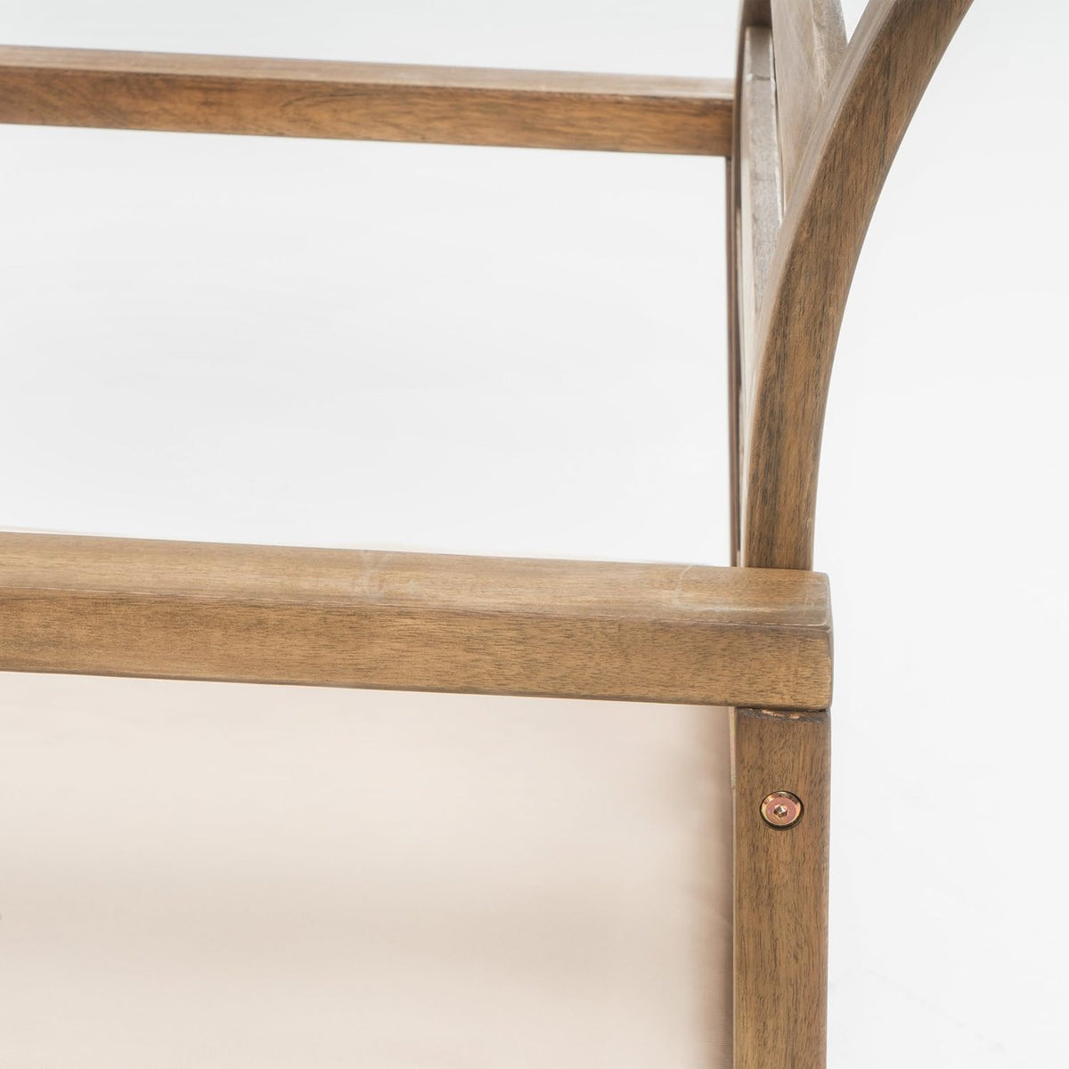Acacia Wood Club Chairs 2-Pcs Set B22137