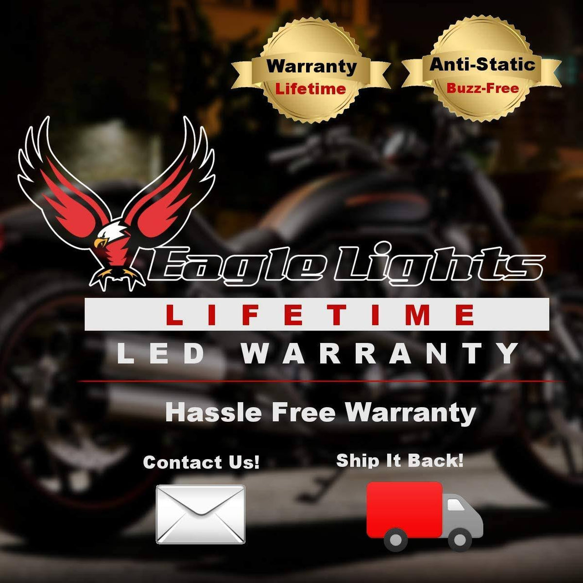 5 3/4x22 Projection LED Headlight with White Halo Ring B790