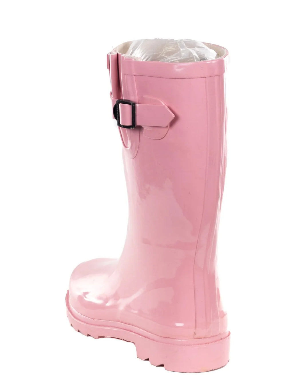 Pink Rubber 11-inch Mid-calf Rain Boots H559731
