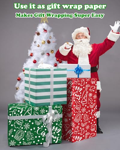 Assorted Sizes 34Pcs Christmas Gift Bags W69616
