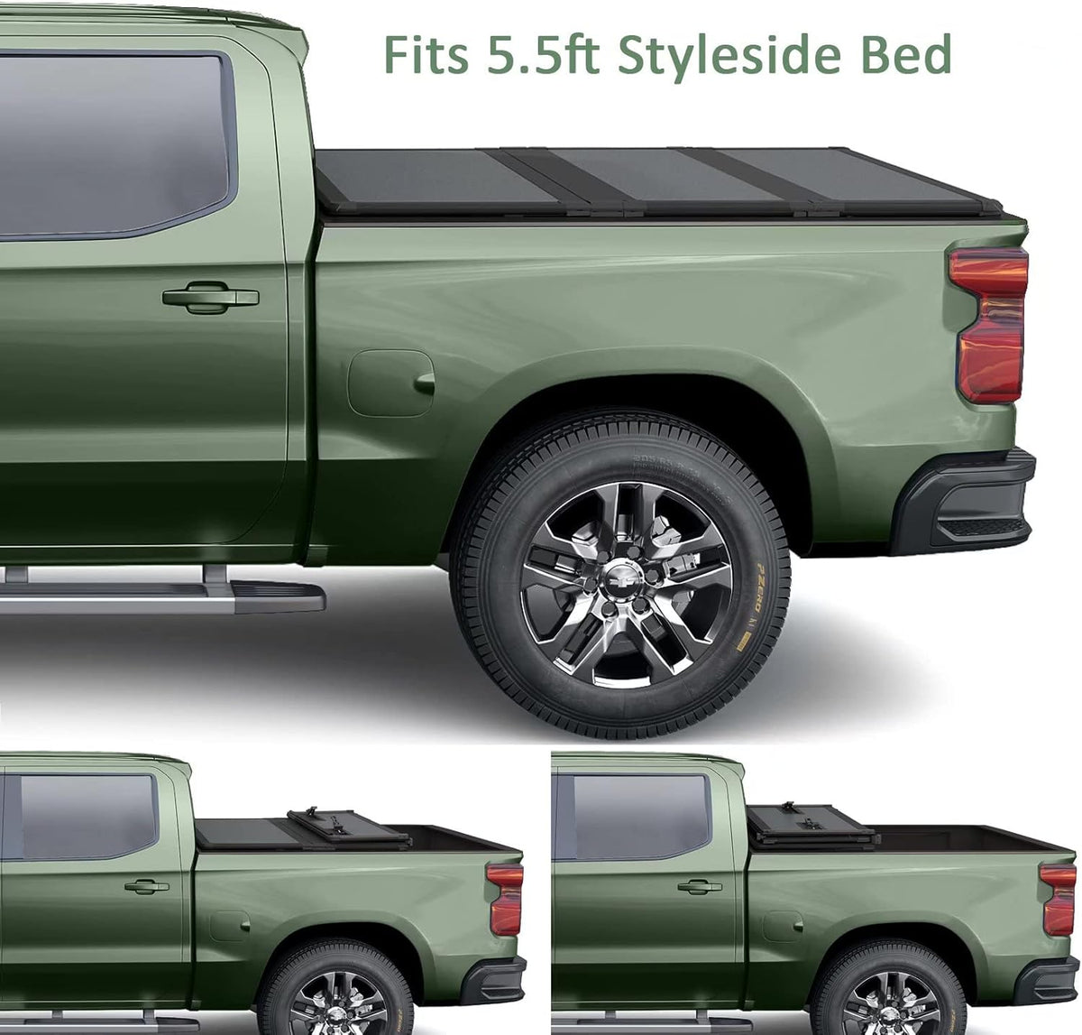 Hard Tri-Fold Truck Bed Tonneau Cover for 5.5ft Bed Q240992