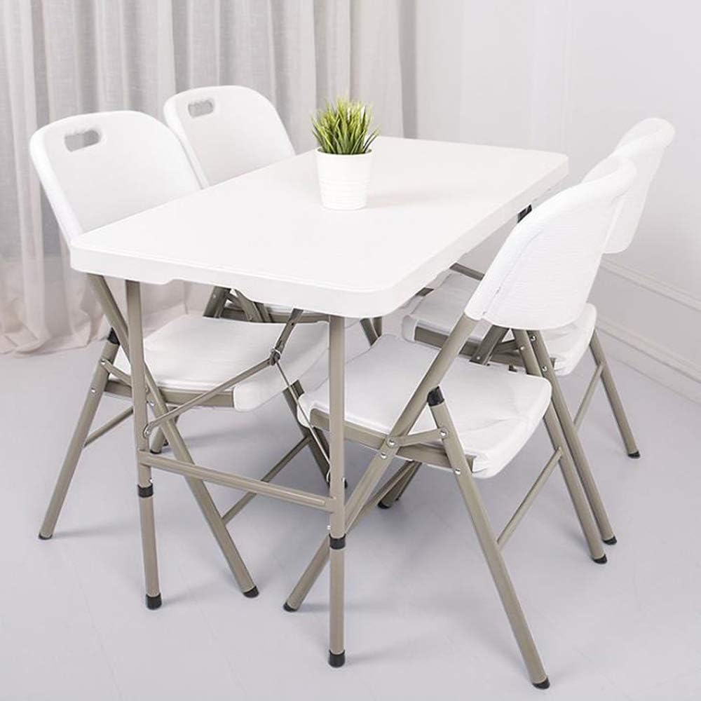 Portable Folding Camping Table 4ft Heavy Duty Plastic E934877