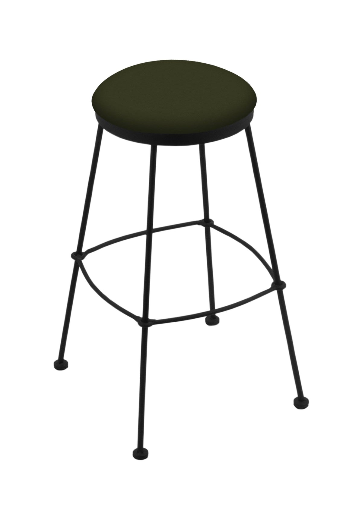 25 inch Stationary Counter Stool with Black Wrinkle Finish U7927
