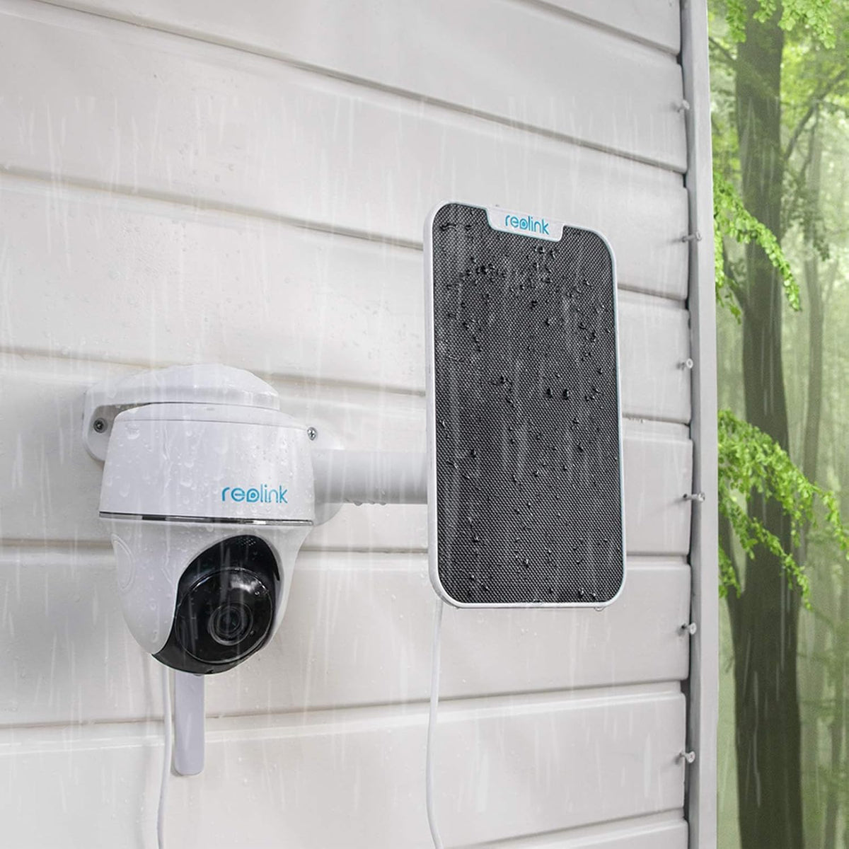 Outdoor Security Camera System Pan Tilt 3G/4G LTE Solar Battery Powered Camera I580650