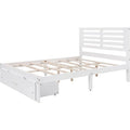 Full & Double Size White Bed L18210