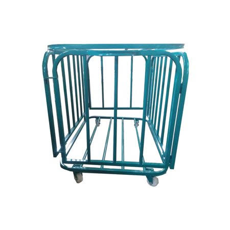 Green Folding Ball Storage Cart S510565