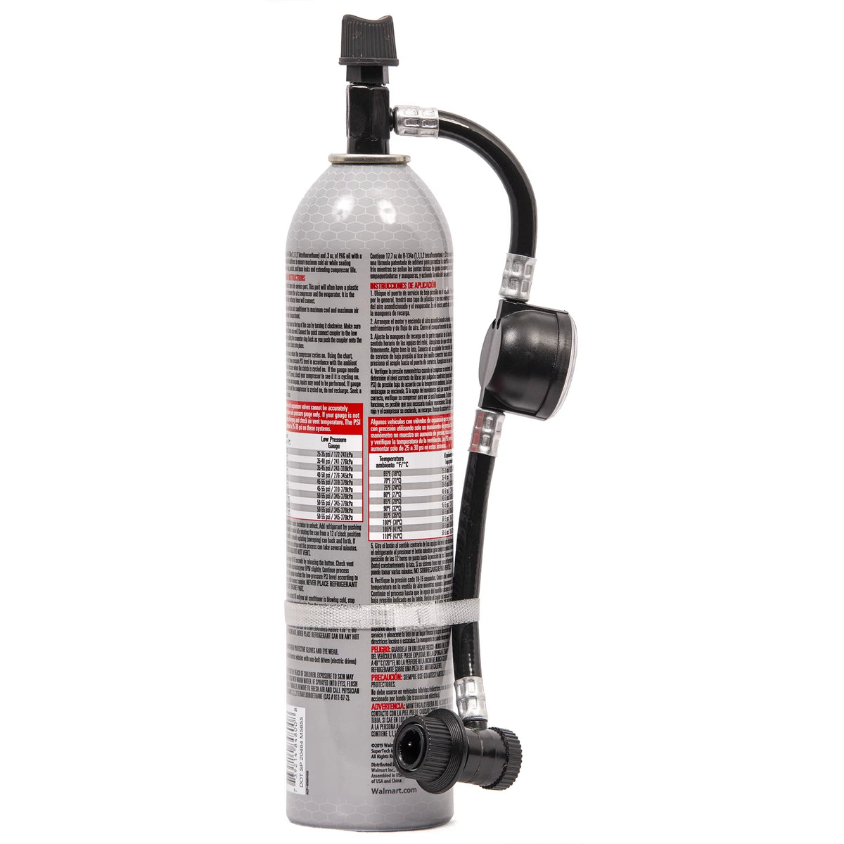 18 oz Automotive Refrigerant with Reusable Hose and Gauge K277