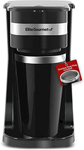 Compact Single-Serve Coffee Maker with Stainless Steel Travel Mug W3510