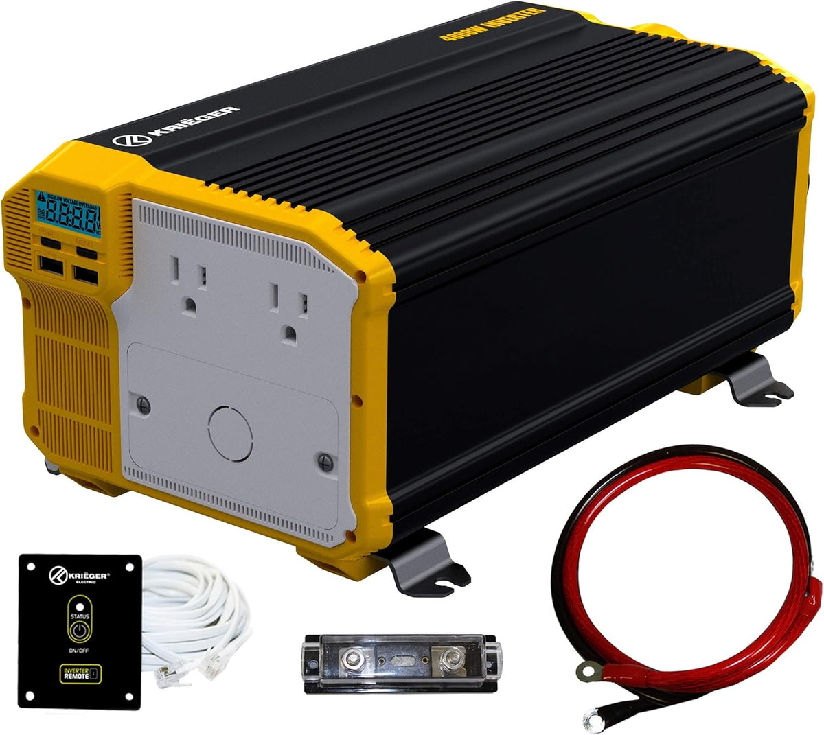 2000 Watt 12V Pure Sine Power Inverter Dual USB & AC Outlets M7015
