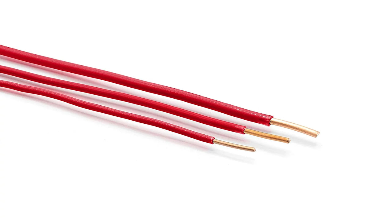 10 AWG Insulated Solid Copper THHN THWN Wire 100 Feet Red U592