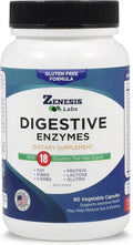 Digestive Enzymes with Amylase, Bromelain, Protease, Lipase, 90 Capsules Y690