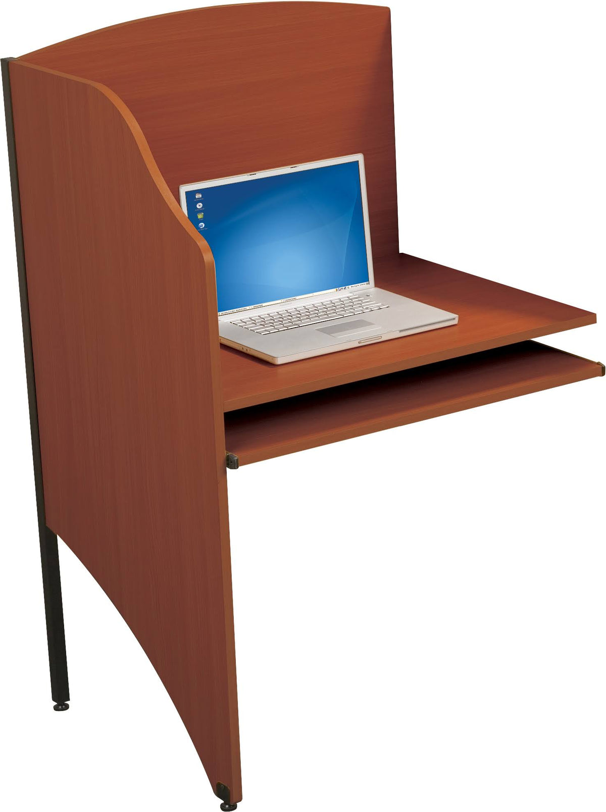 Teak Standard Add-A-Carrel Q3553