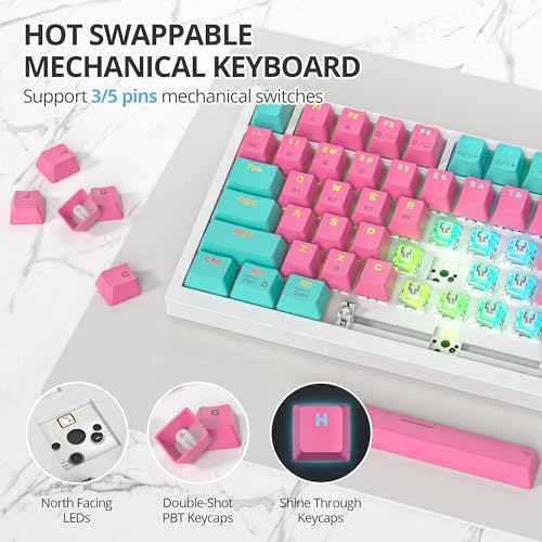 Wireless Creamy Mechanical Keyboard Q96173