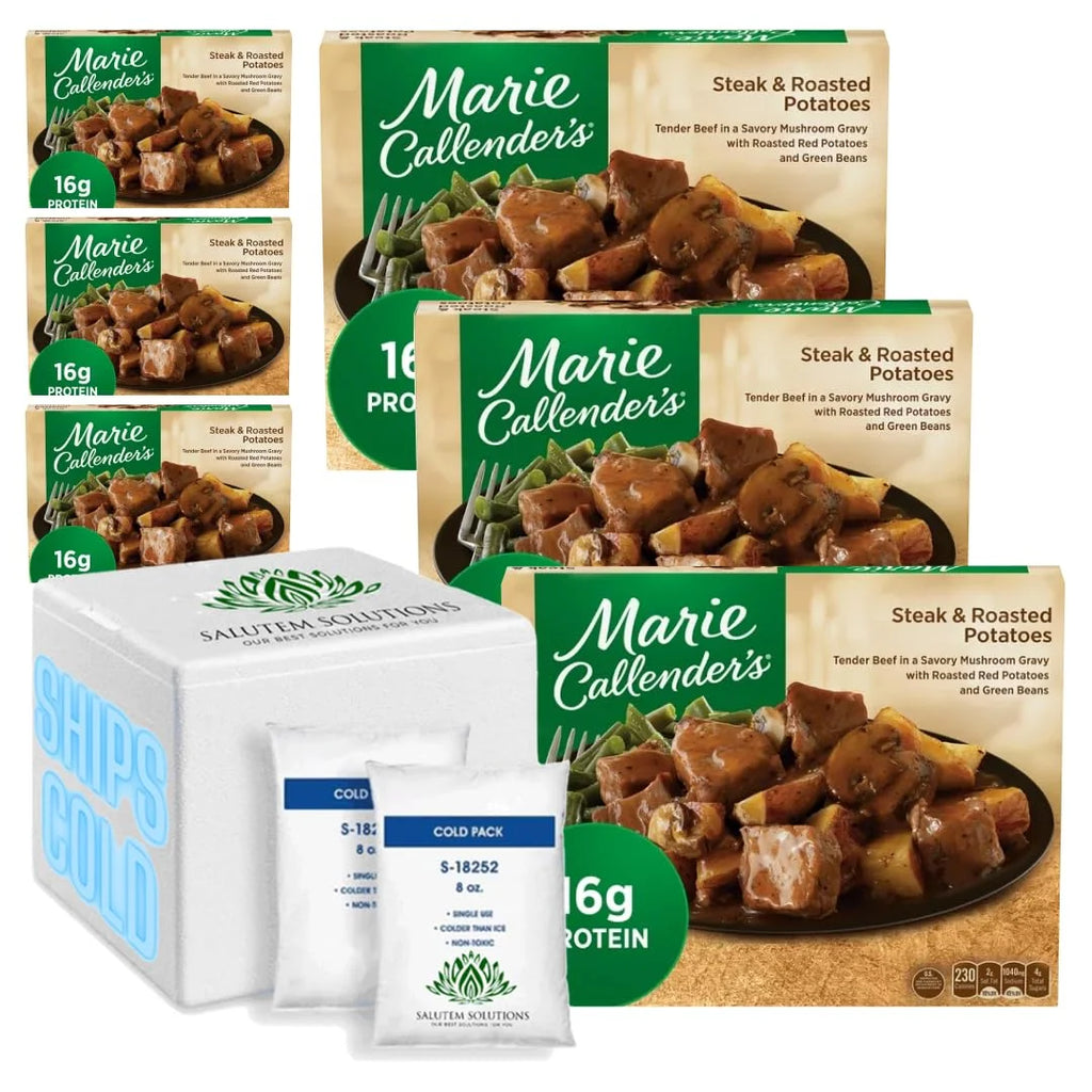 Steak & Roasted Potatoes Frozen Meal, 11.9 oz, Pack of 6 U91548