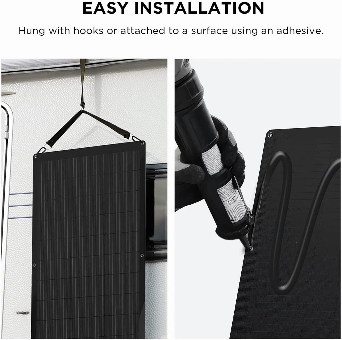 100W Flexible Solar Panel IP68 Waterproofing V252068