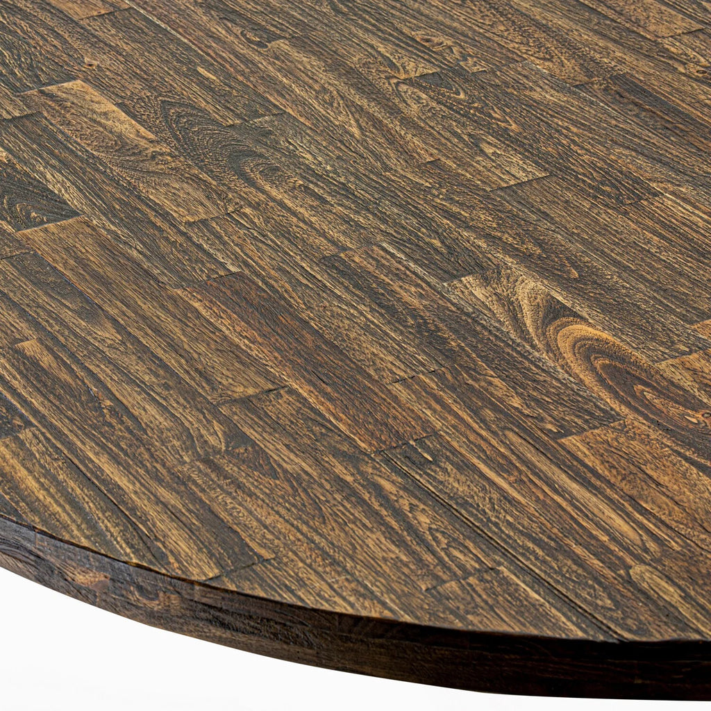 Round 48 Inch Rubberwood Pedestal Dining Table I97695
