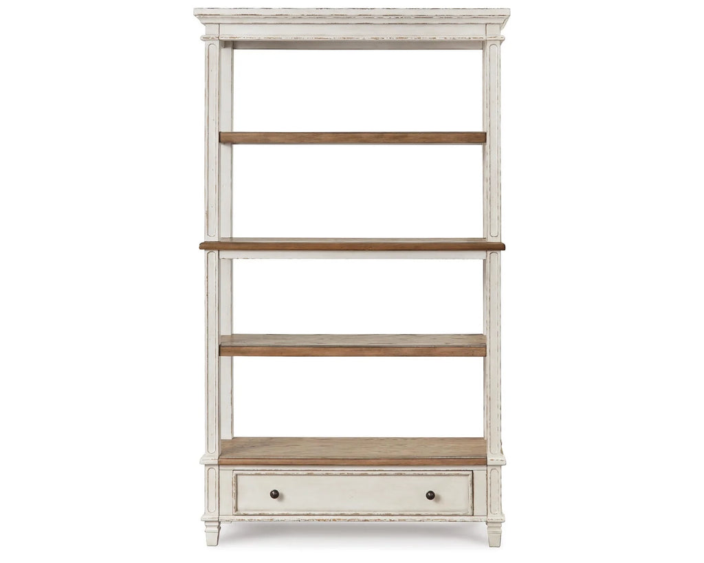 75" Bookcase Brown/White A714
