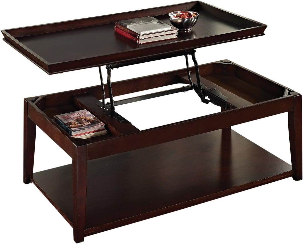 Lift-Top Cocktail Table with Casters O8384