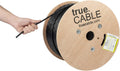 Pink 1000ft Cat6A Riser UTP Bulk Ethernet Cable J57189