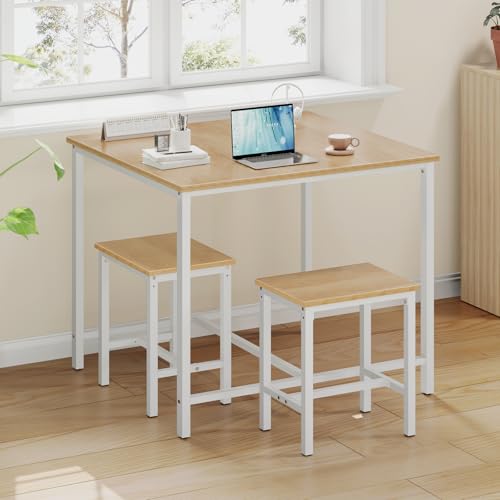 3-Piece Industrial Dining Table Set U131172