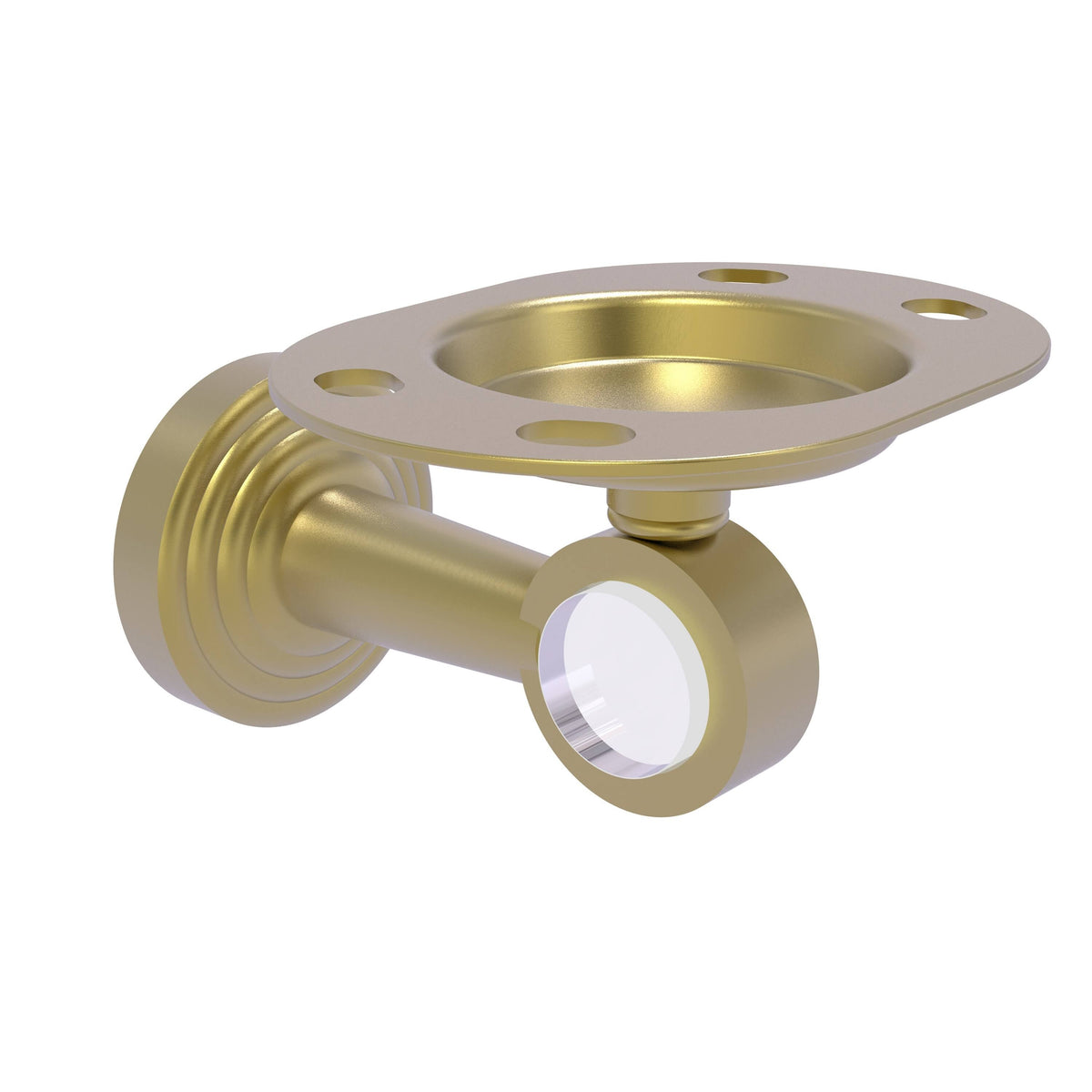 Satin Brass Tumbler and Toothbrush Holder C3029