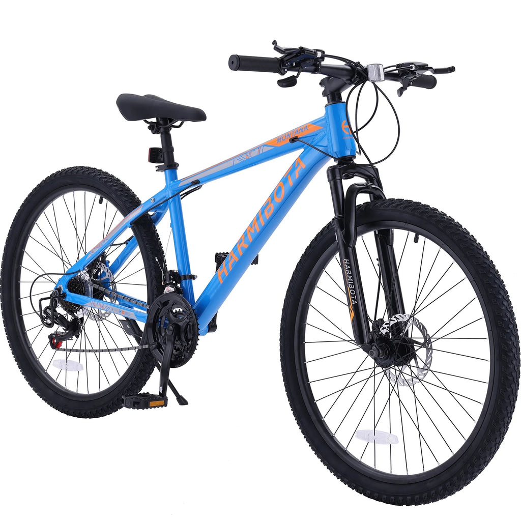 26 Aluminum Mountain Bike with Disc Brakes & Suspension, Black K876958