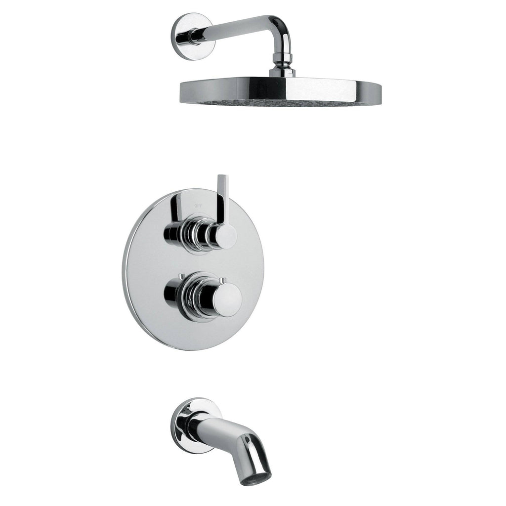 Brushed Nickel Thermostatic Valve 2 Way Diverter Volume Control G5624