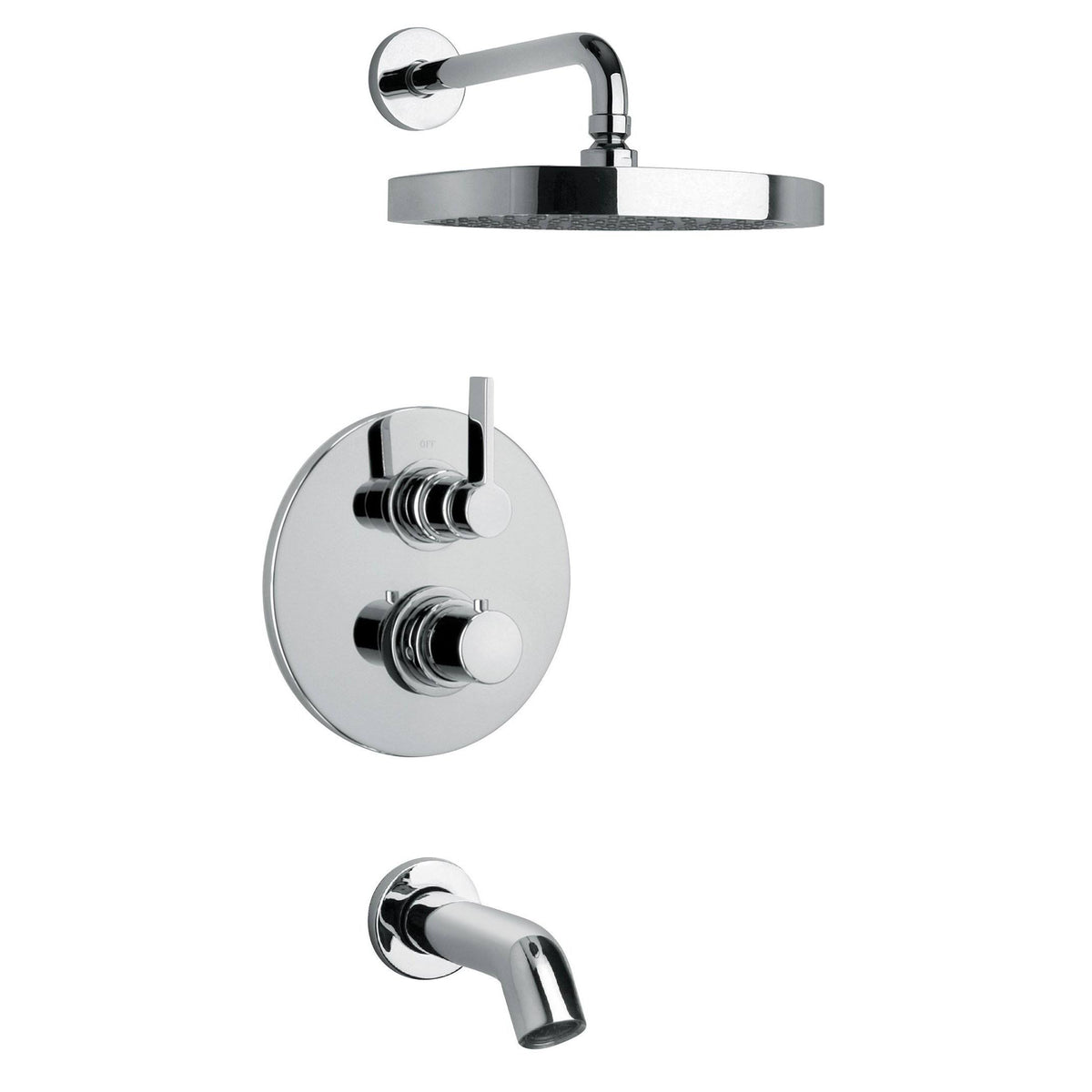 Brushed Nickel Thermostatic Valve 2 Way Diverter Volume Control G5624