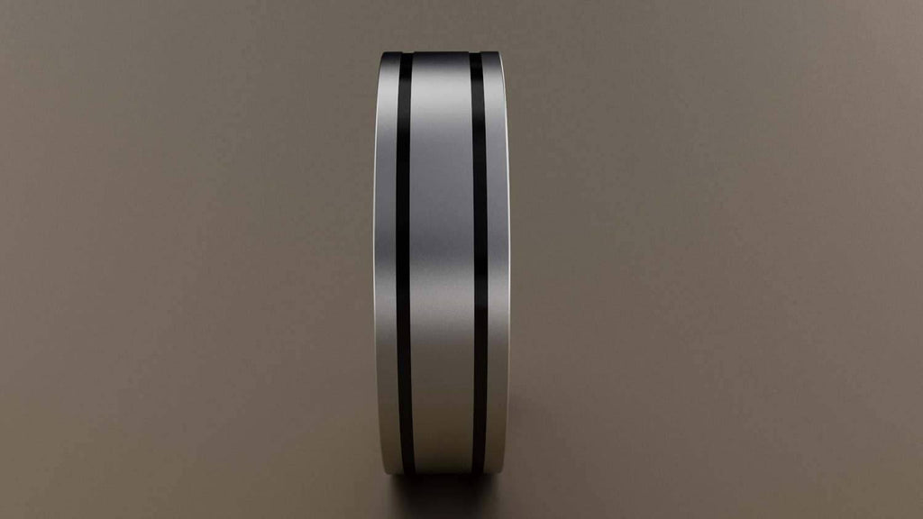 14kt White Gold Wedding Band B634403
