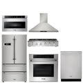 36 Gas Rangetop, Range Hood, Wall Oven, Refrigerator, Dishwasher, Microwave B589