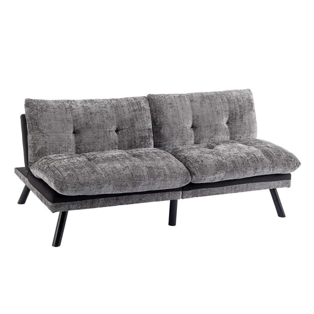 Grey Convertible Sleeper Loveseat G668