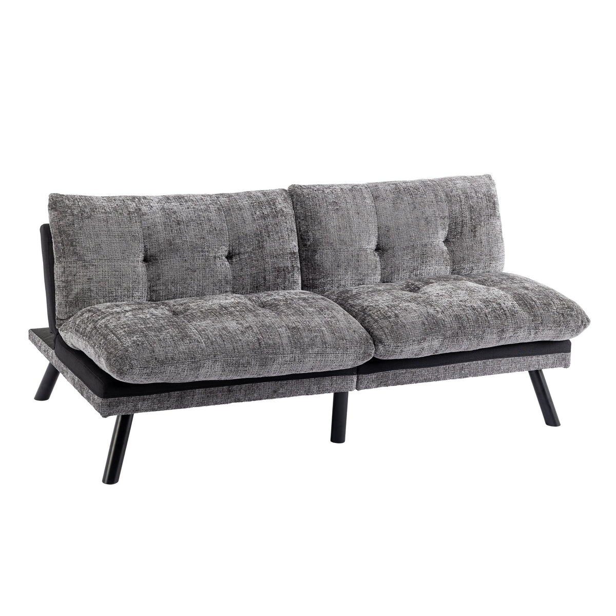 Grey Convertible Sleeper Loveseat G668