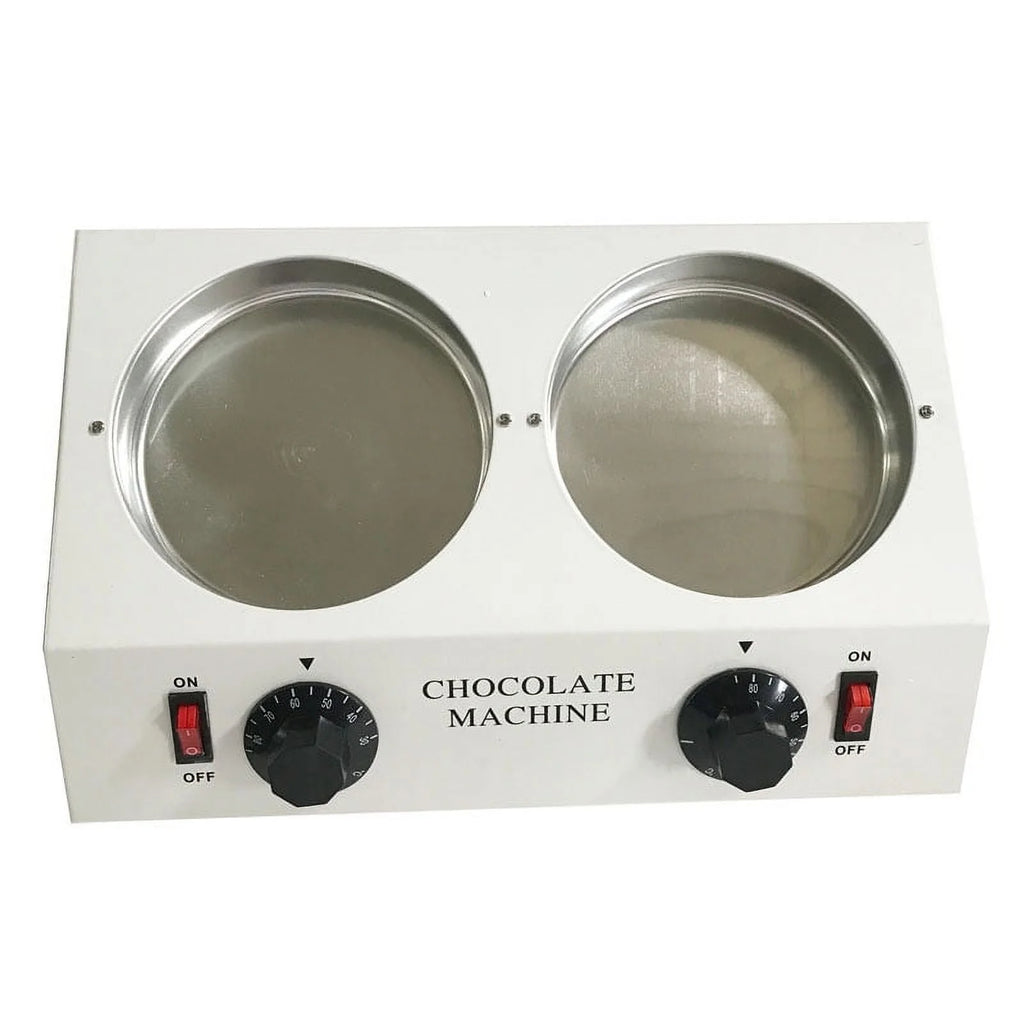 Double Cylinders Chocolate Tempering Melting Machine with 2 Pots R701