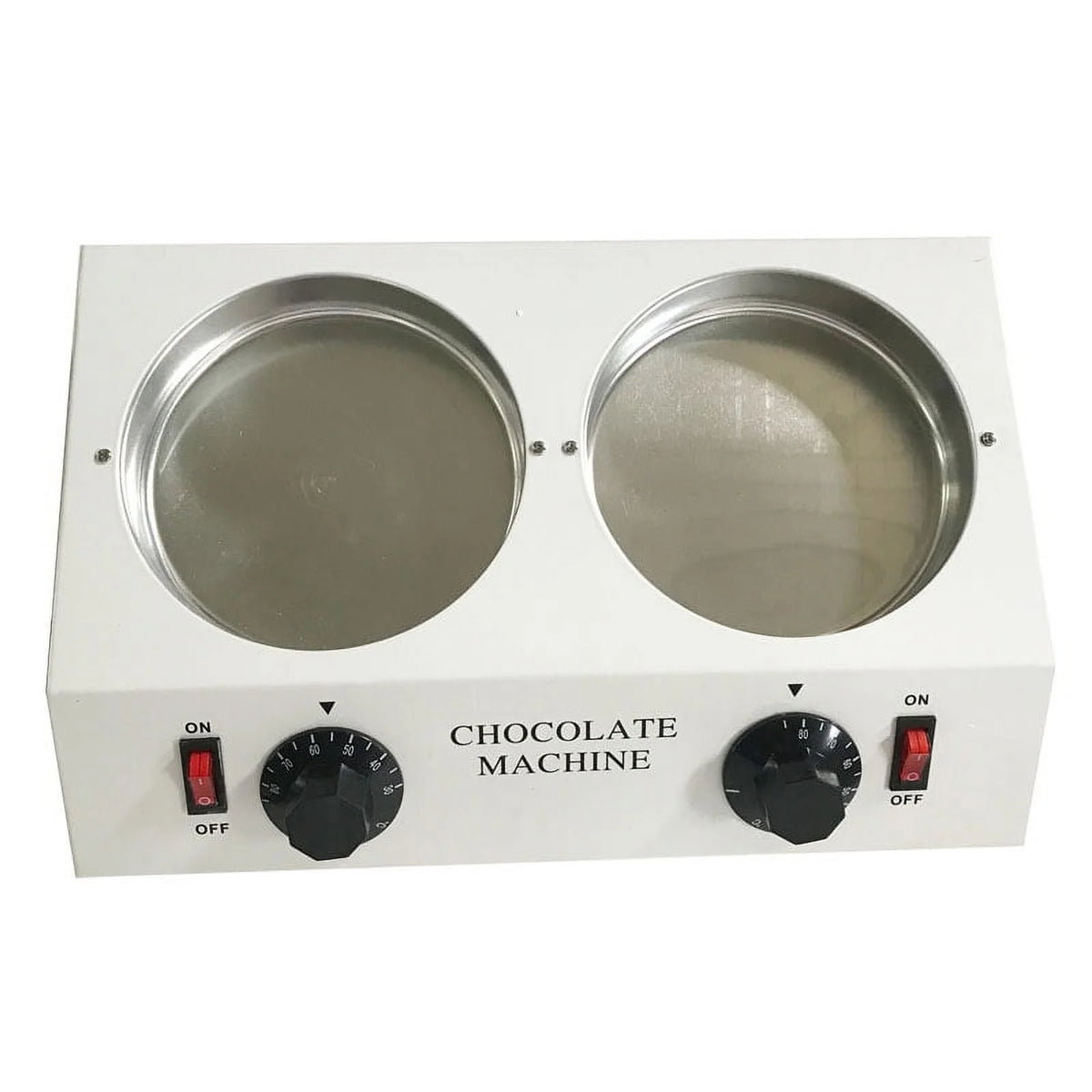 Double Cylinders Chocolate Tempering Melting Machine with 2 Pots R701