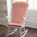 Solid Light Coral Rocking Chair Pad N604