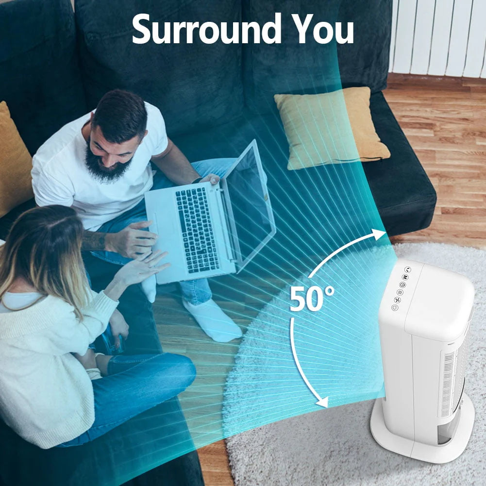 Evaporative Air Cooler Tower Fan 3-in-1 Humidifier Z530546