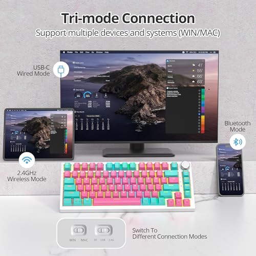 Wireless Creamy Mechanical Keyboard Q96173