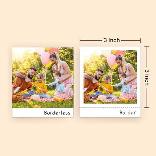 2-in-1 Instant Camera and Photo Printer 3x3 inches White P89325