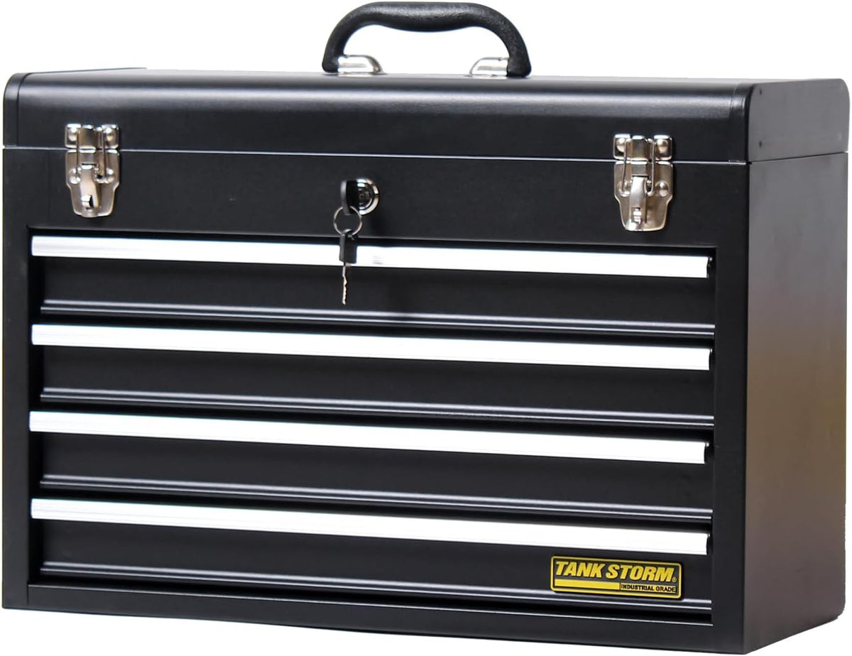 Black 20.6" 4-Drawer Steel Tool Chest Y3423