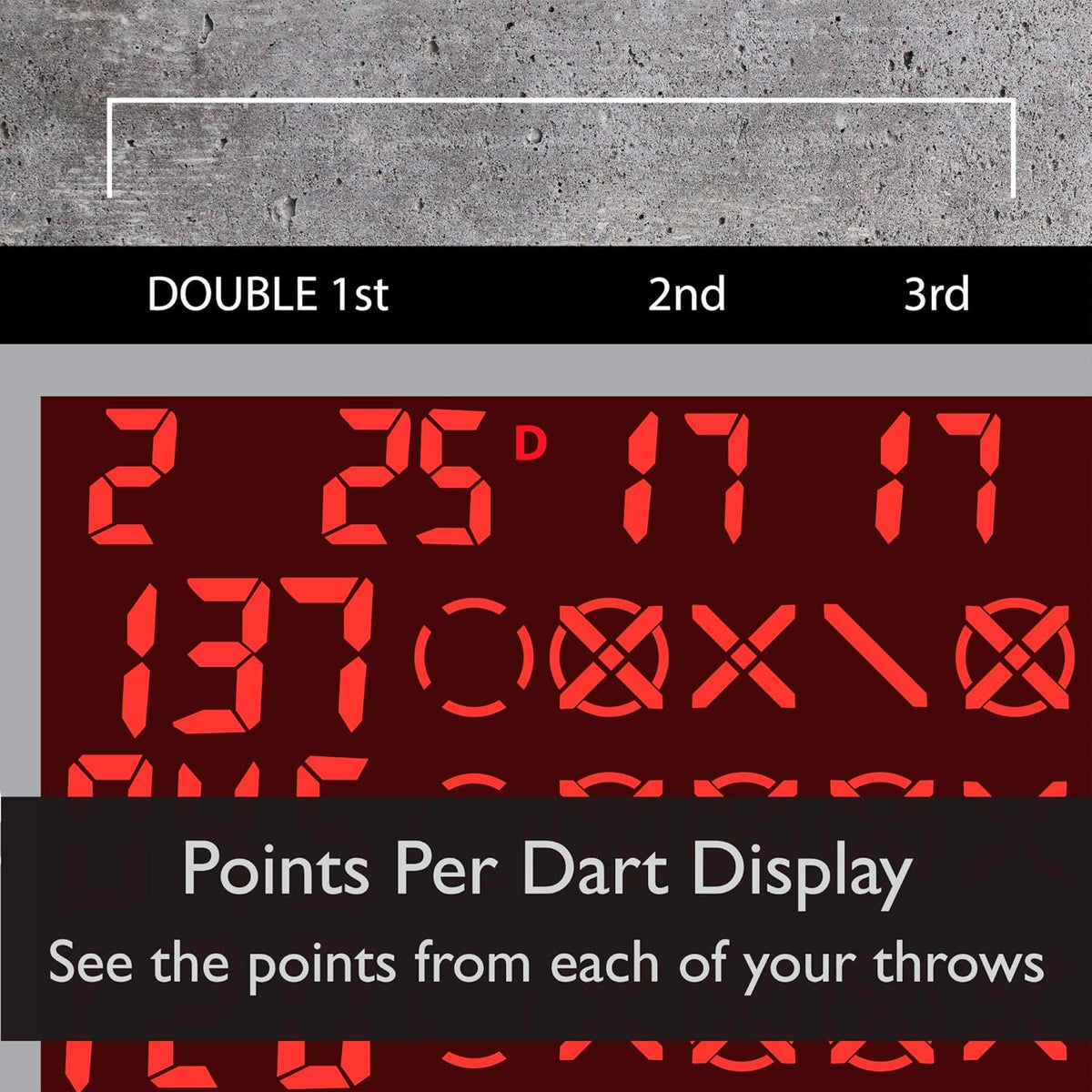 Electronic Dartboard with Darts and Extra Tips Y92928