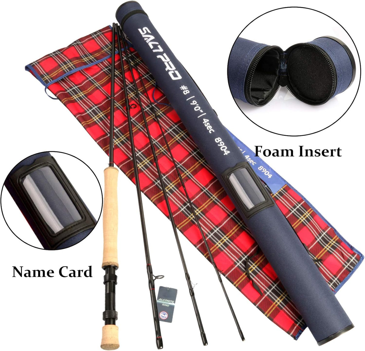 9ft Graphite Fast Action Fly Fishing Rod S371866