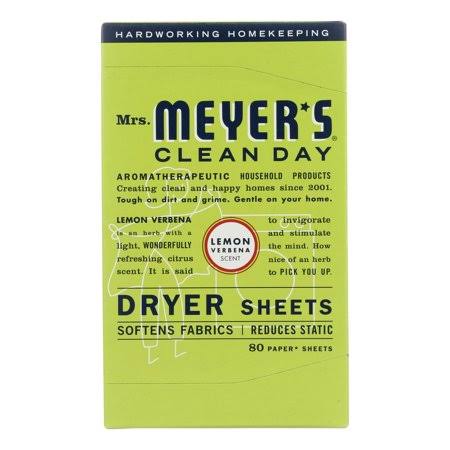 Lemon Verbena Dryer Sheets Case of 12 N3640