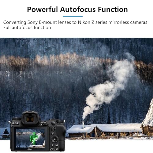 Autofocus Lens Adapter Built-in Electronic Aperture for Sony FE Lens Z9061
