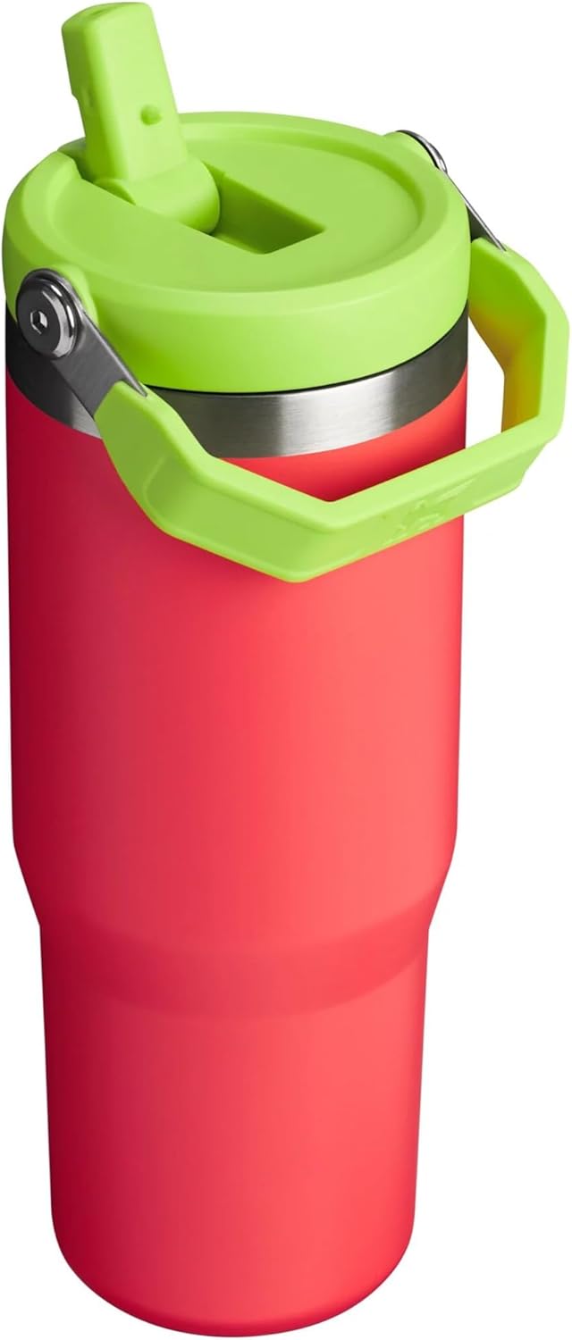 30 oz Stainless Steel IceFlow Flip Straw Tumbler Y8280
