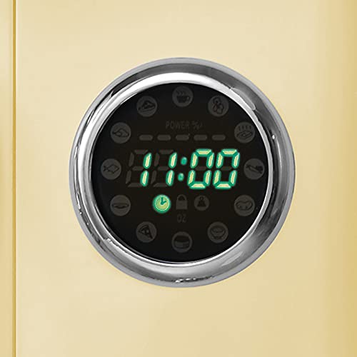 0.9 cu.ft 800-Watt Yellow Countertop Microwave Oven E88771