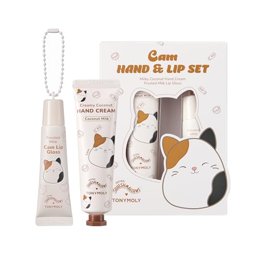 2-Piece Coconut Milk Hand Cream & Frosted Milk Lip Gloss Set X638646