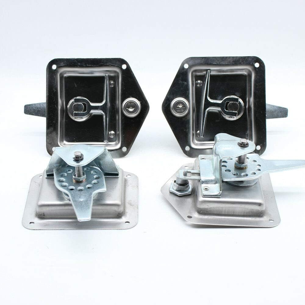 4 Pack Stainless Steel Trailer Door Latch T-Handle Locking J95275