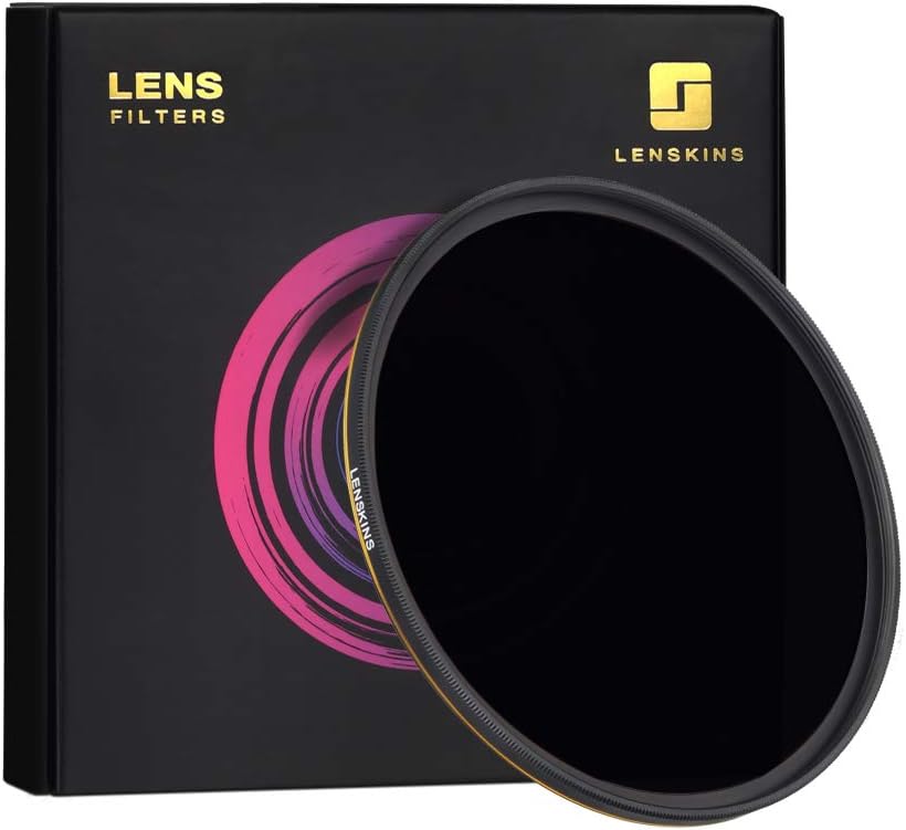82mm ND 1000 Filter, 10 Stop Neutral Density Filter, 16-Layer Coated, German Optics Glass, Weather-Seal, Lens Cloth Pack of 2 H581