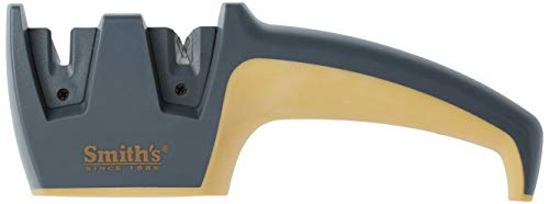 Grey Pull-Thru Knife Sharpener with Coarse & Fine Sharpeners Q693